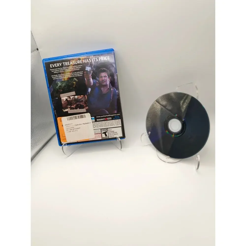Uncharted 4 A Thief's End PS4 Case and Disc Tested